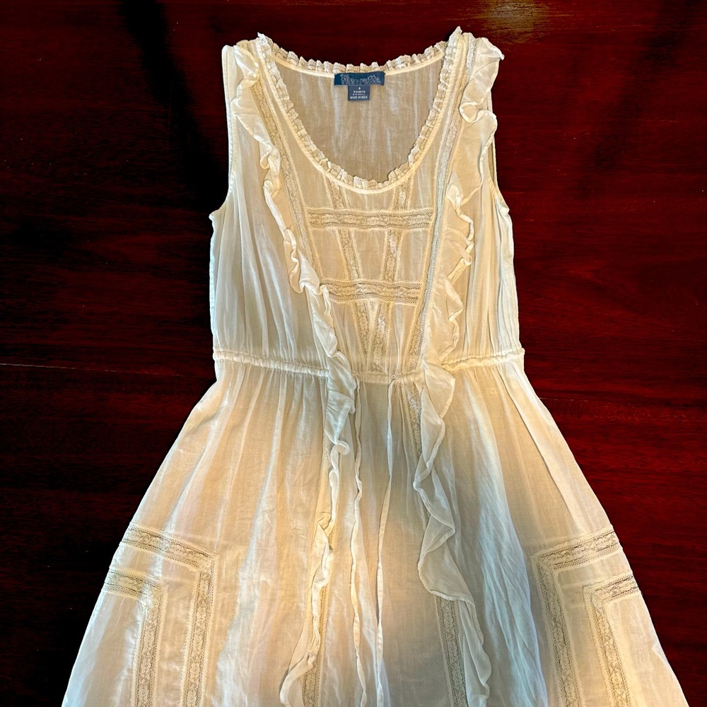 Sheer mini dress from Anthropology. No longer need. Only worn a few times.